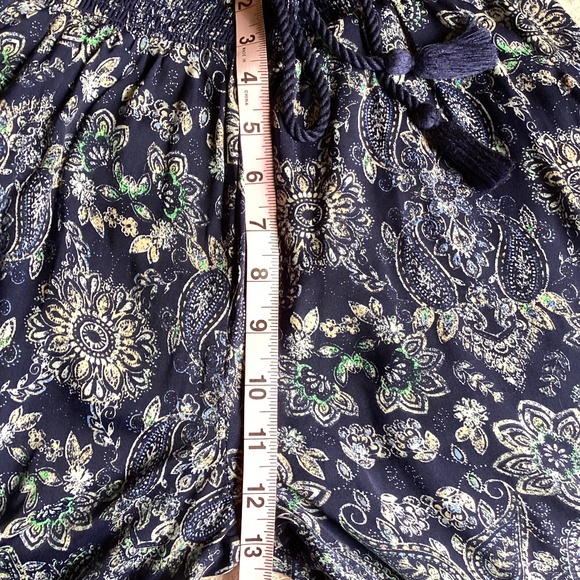 Aerie Harem Pants * Blue Paisley * Small - Picture 5 of 8